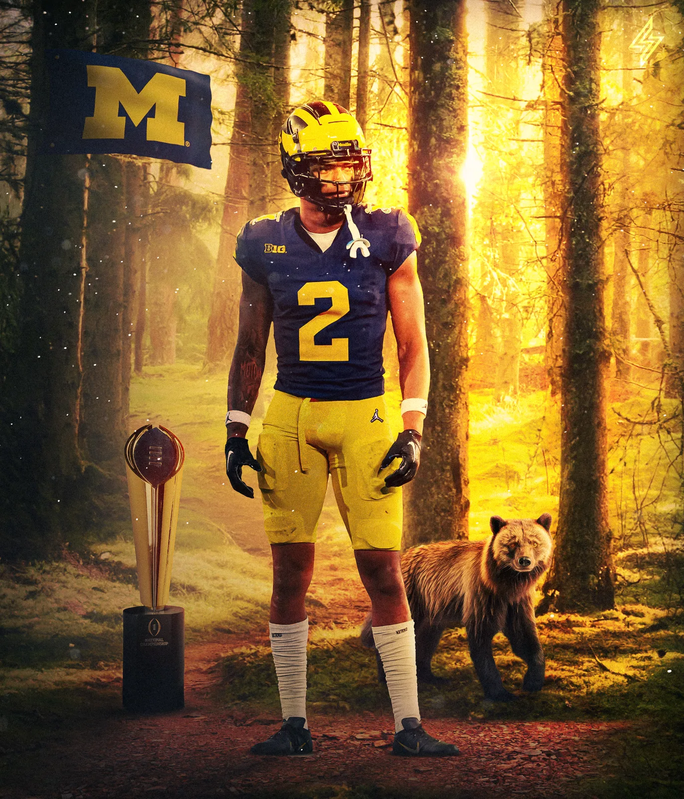 Michigan football player edit
